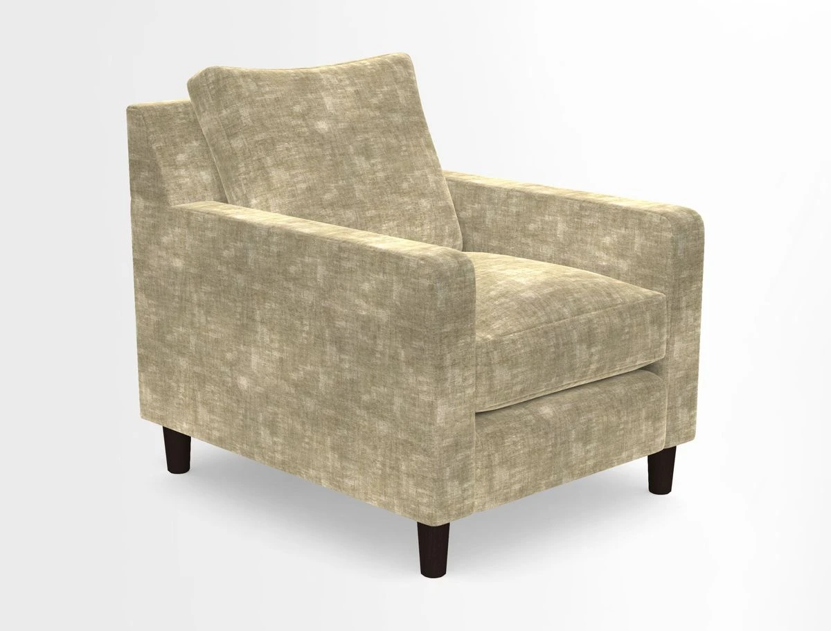 Stopham Chair in Two Tone Plain Biscuit