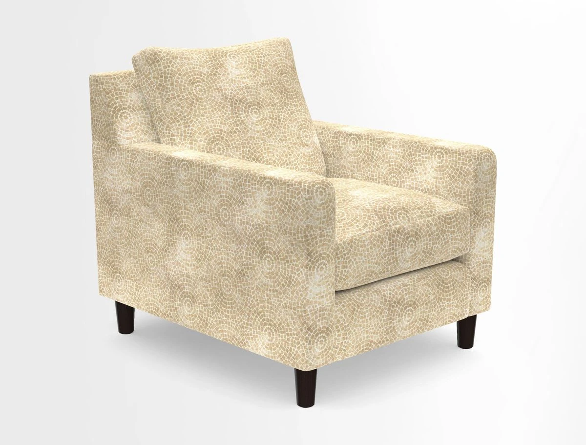 Stopham Chair in Two Tone Plain Biscuit