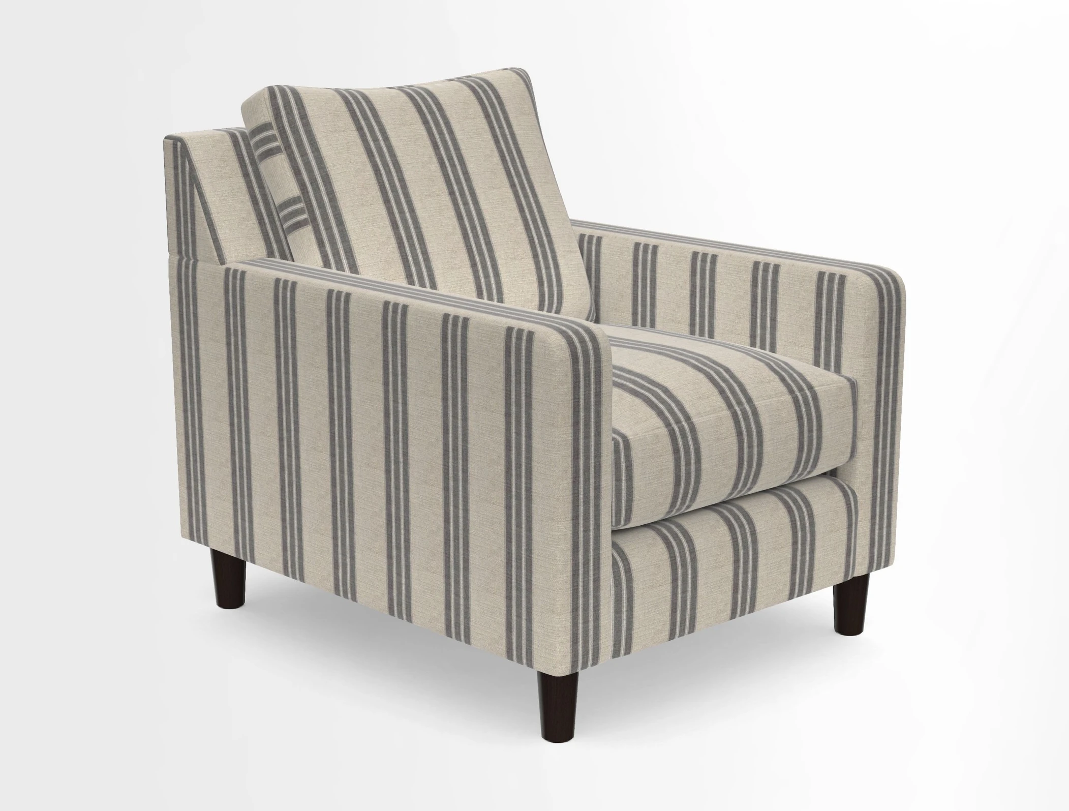 Stopham Chair in Two Tone Plain Biscuit
