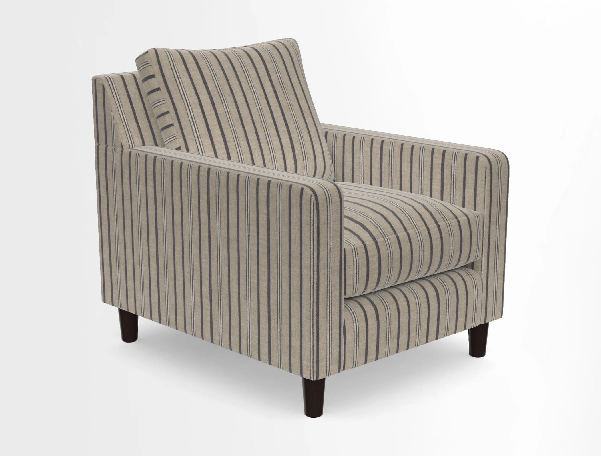 Stopham Chair in Two Tone Plain Biscuit