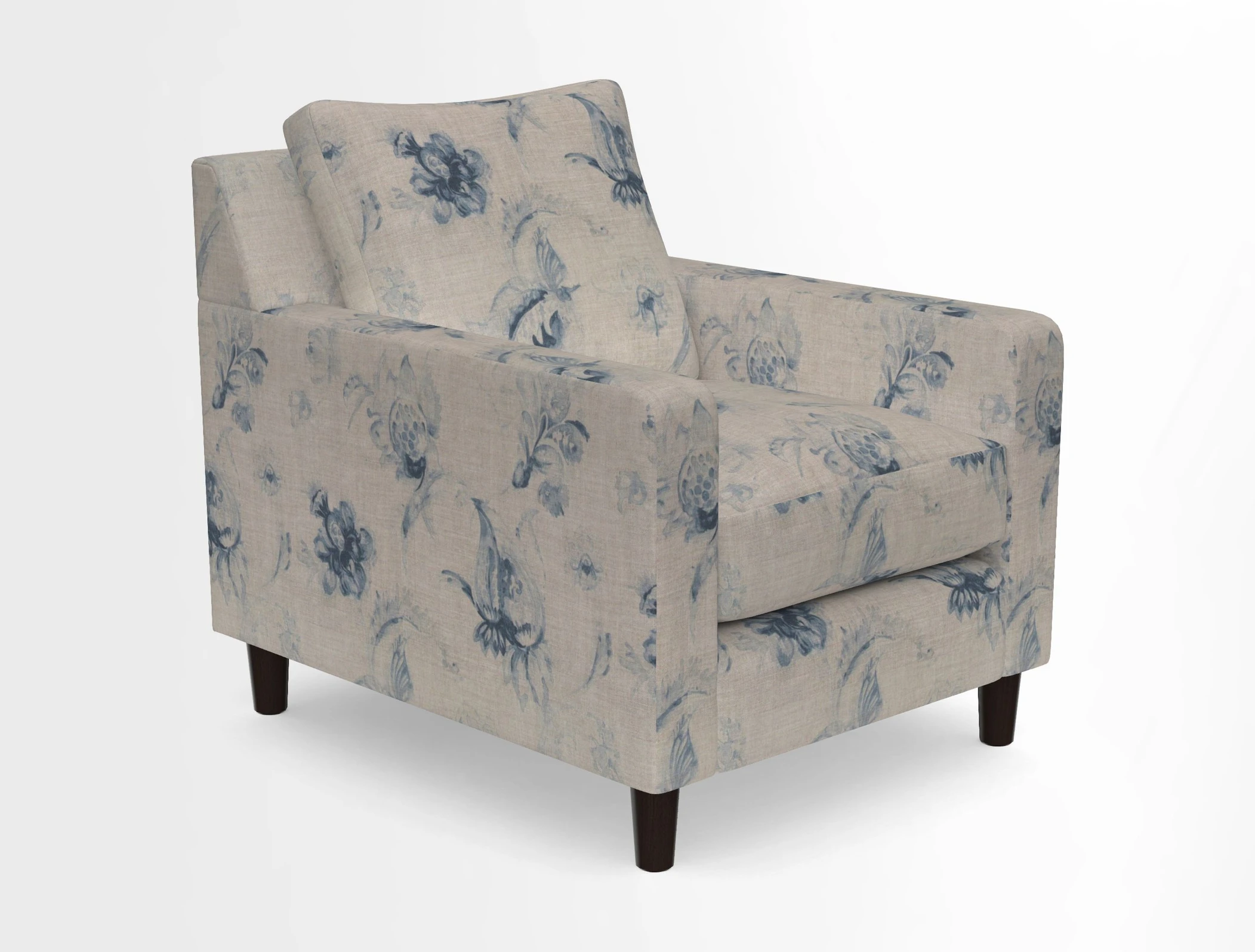 Stopham Chair in Two Tone Plain Biscuit
