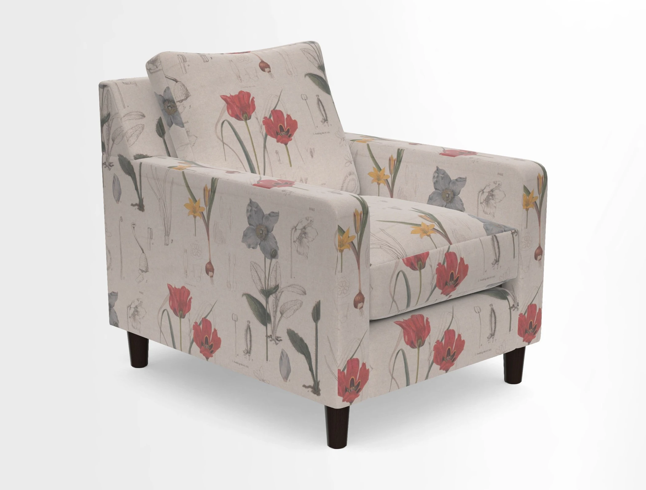 Stopham Chair in Two Tone Plain Biscuit