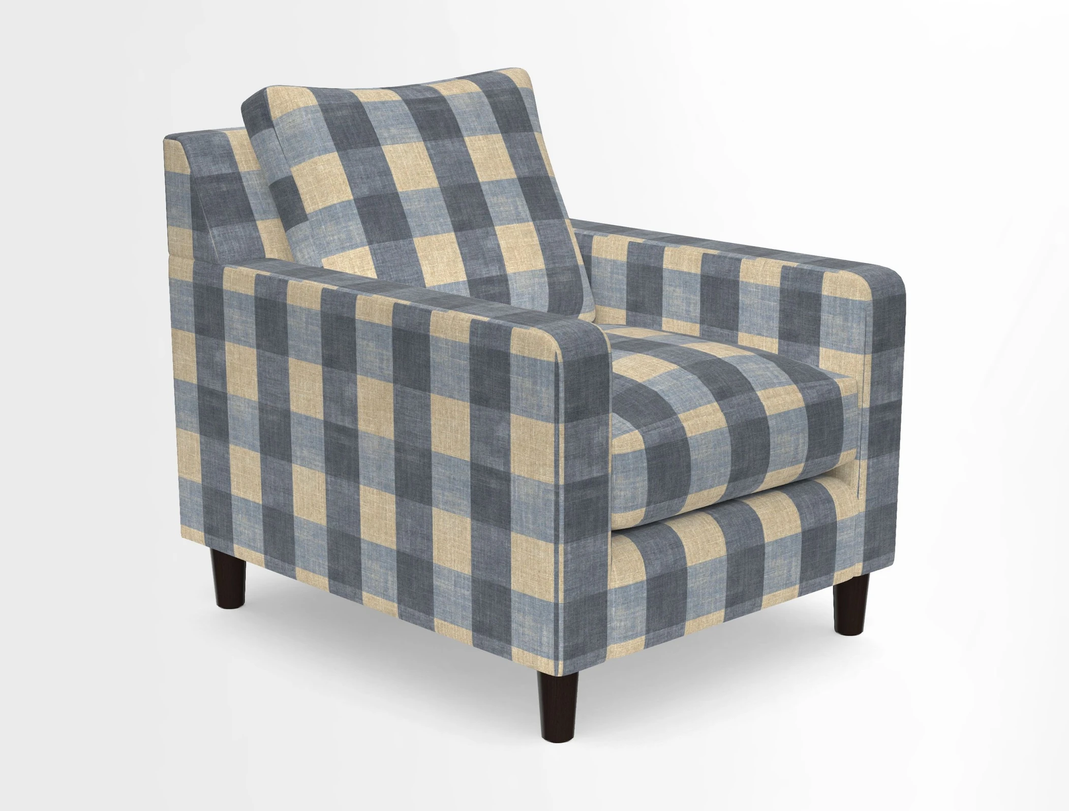 Stopham Chair in Two Tone Plain Biscuit