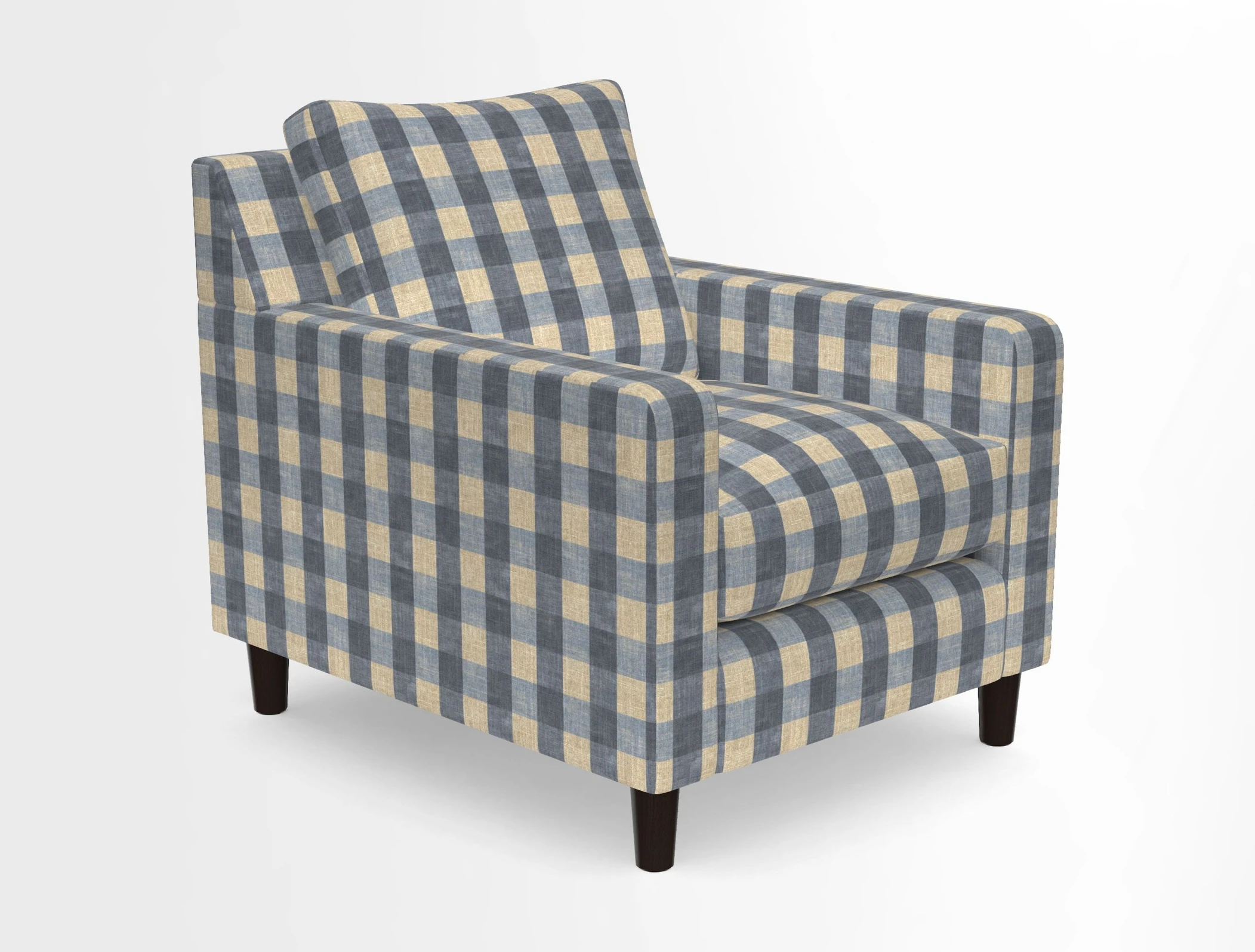 Stopham Chair in Two Tone Plain Biscuit