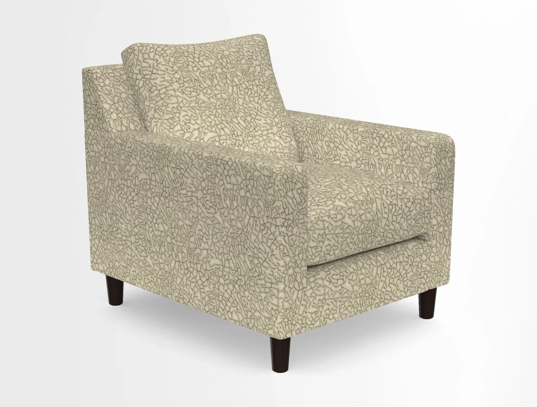 Stopham Chair in Two Tone Plain Biscuit