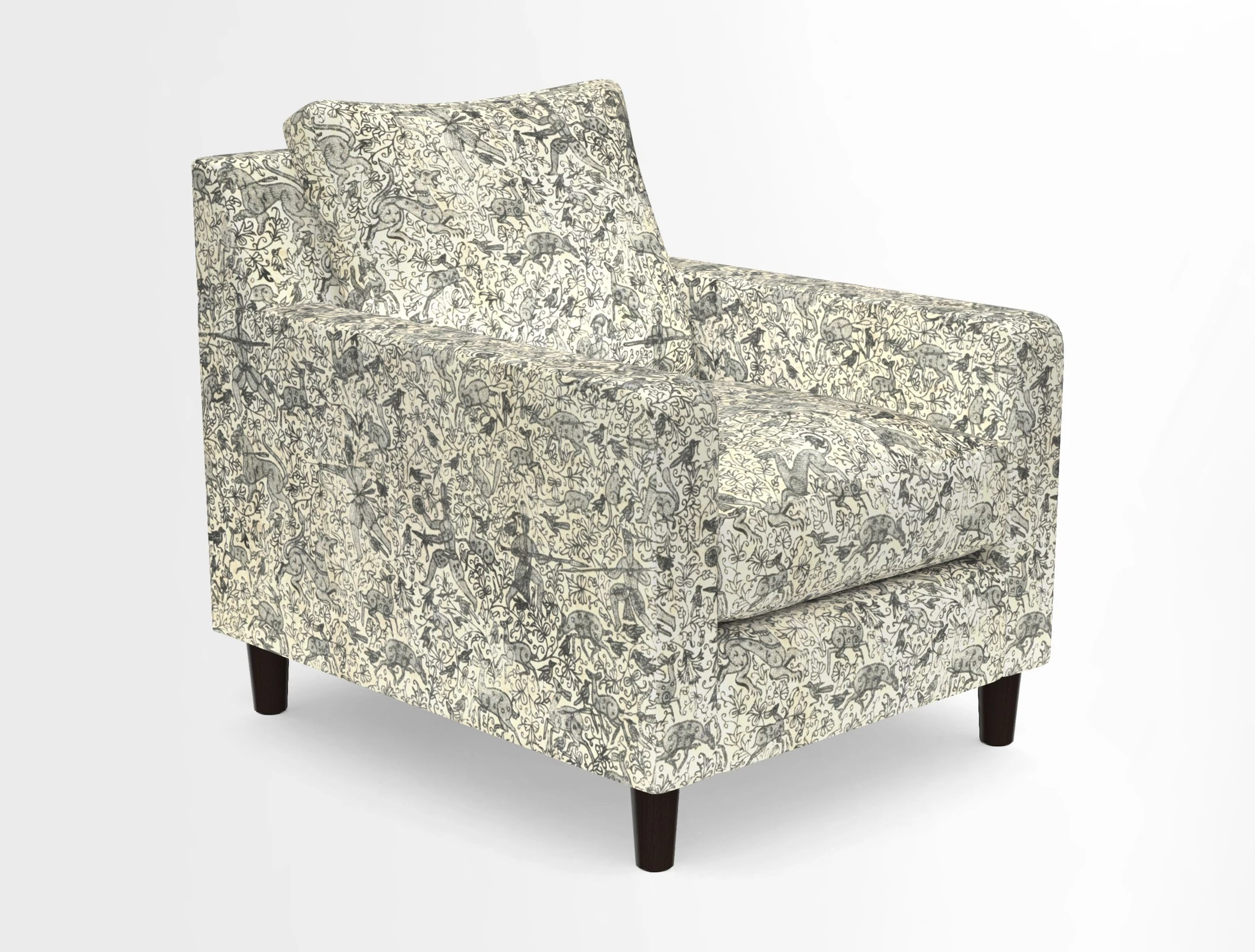 Stopham Chair in Two Tone Plain Biscuit