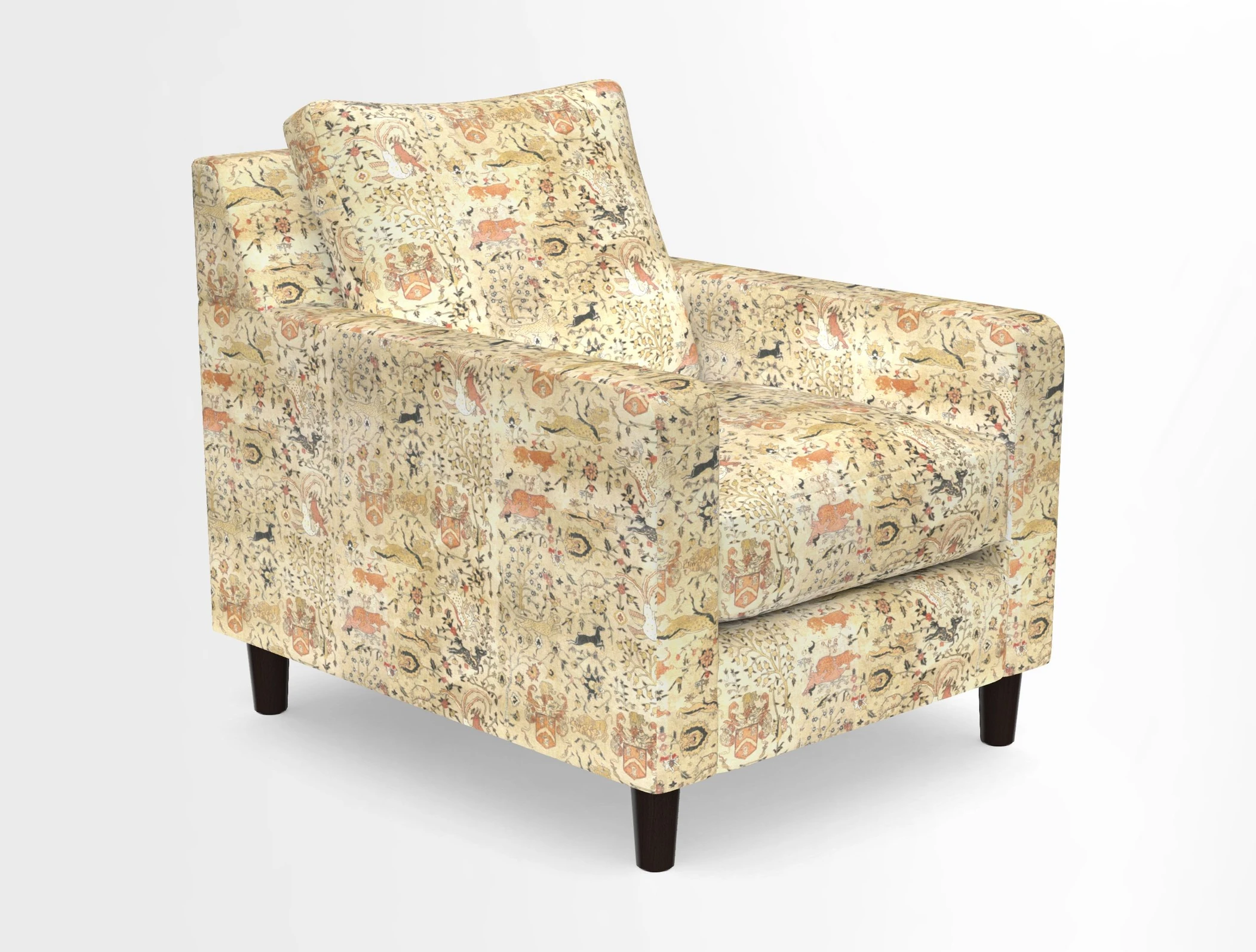 Stopham Chair in Two Tone Plain Biscuit