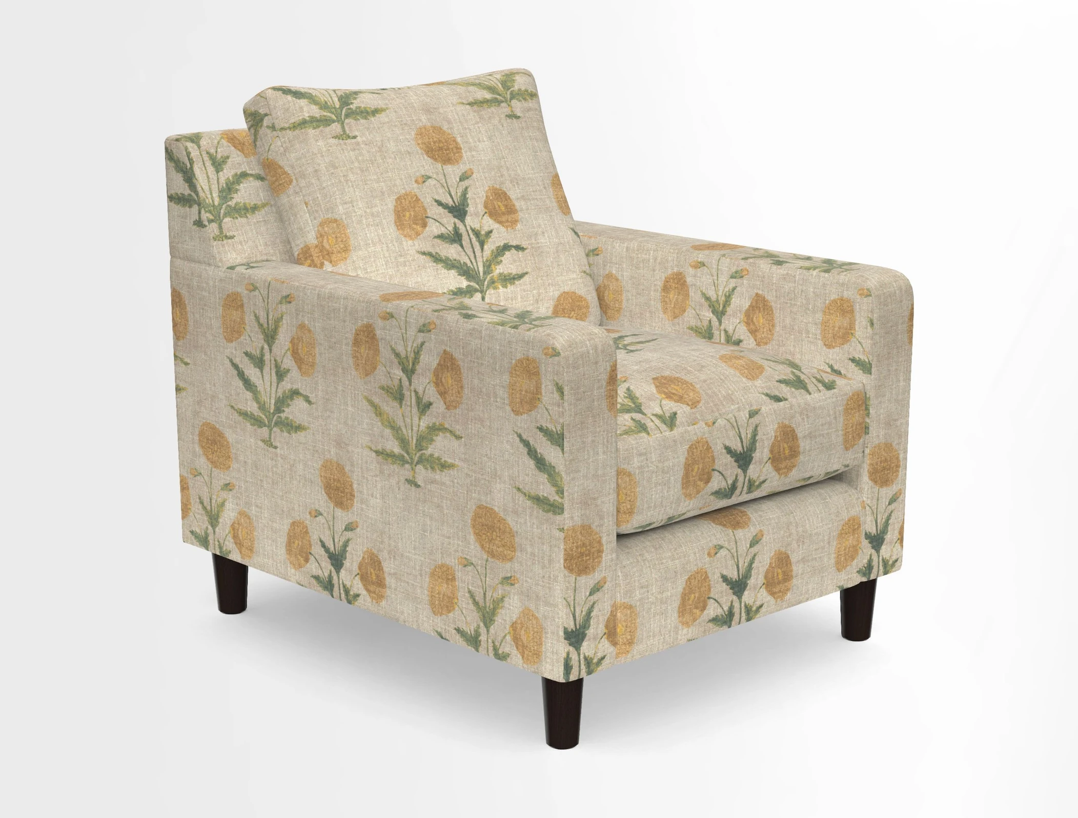 Stopham Chair in Two Tone Plain Biscuit