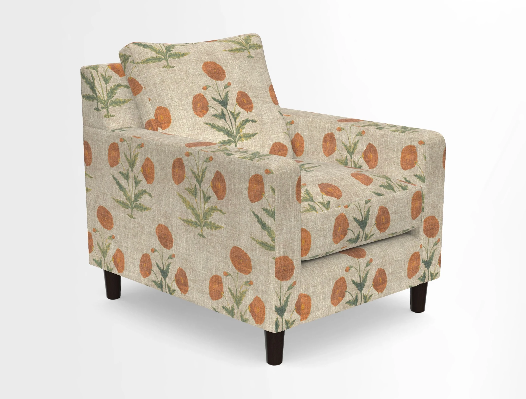 Stopham Chair in Two Tone Plain Biscuit