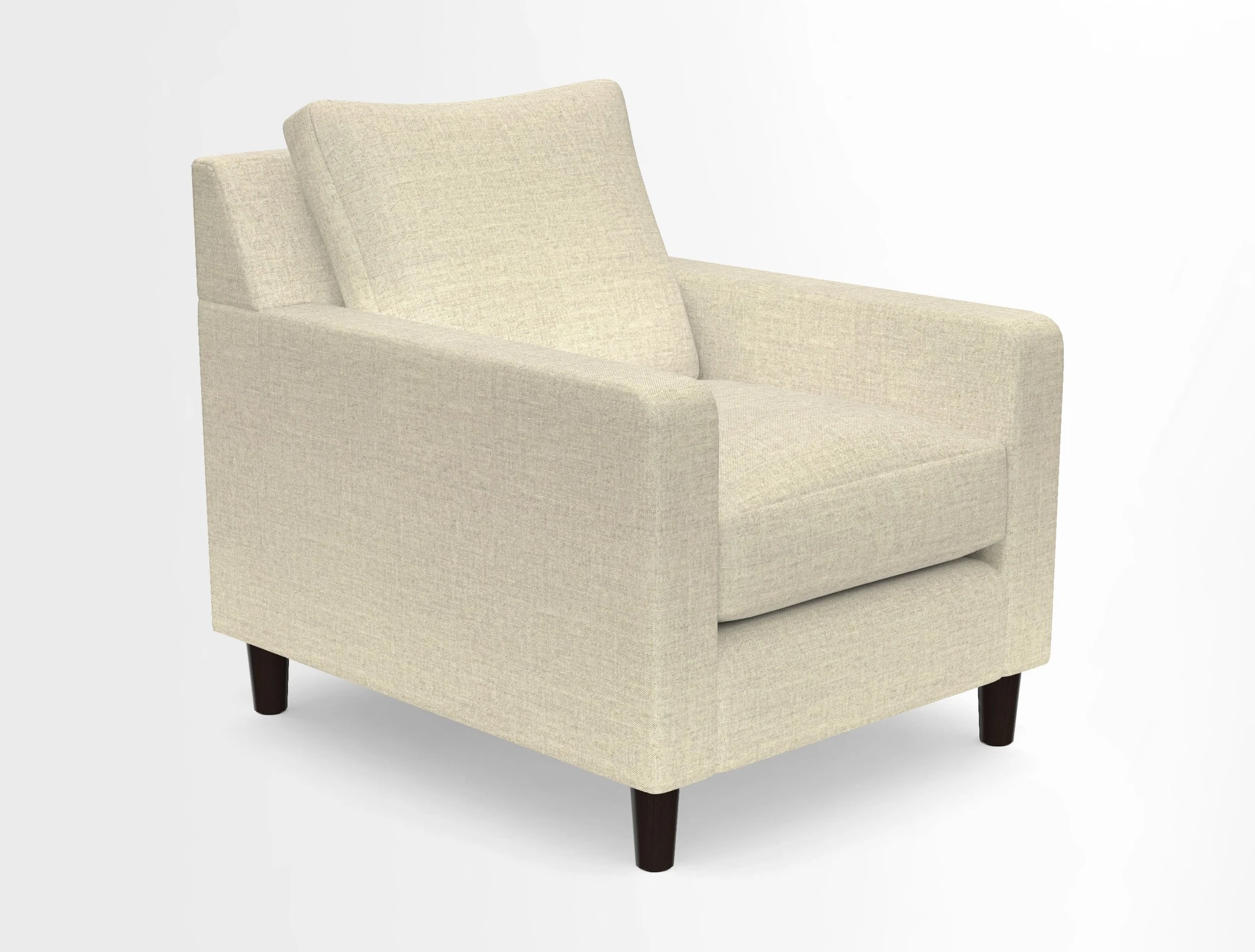 Stopham Chair in Two Tone Plain Biscuit