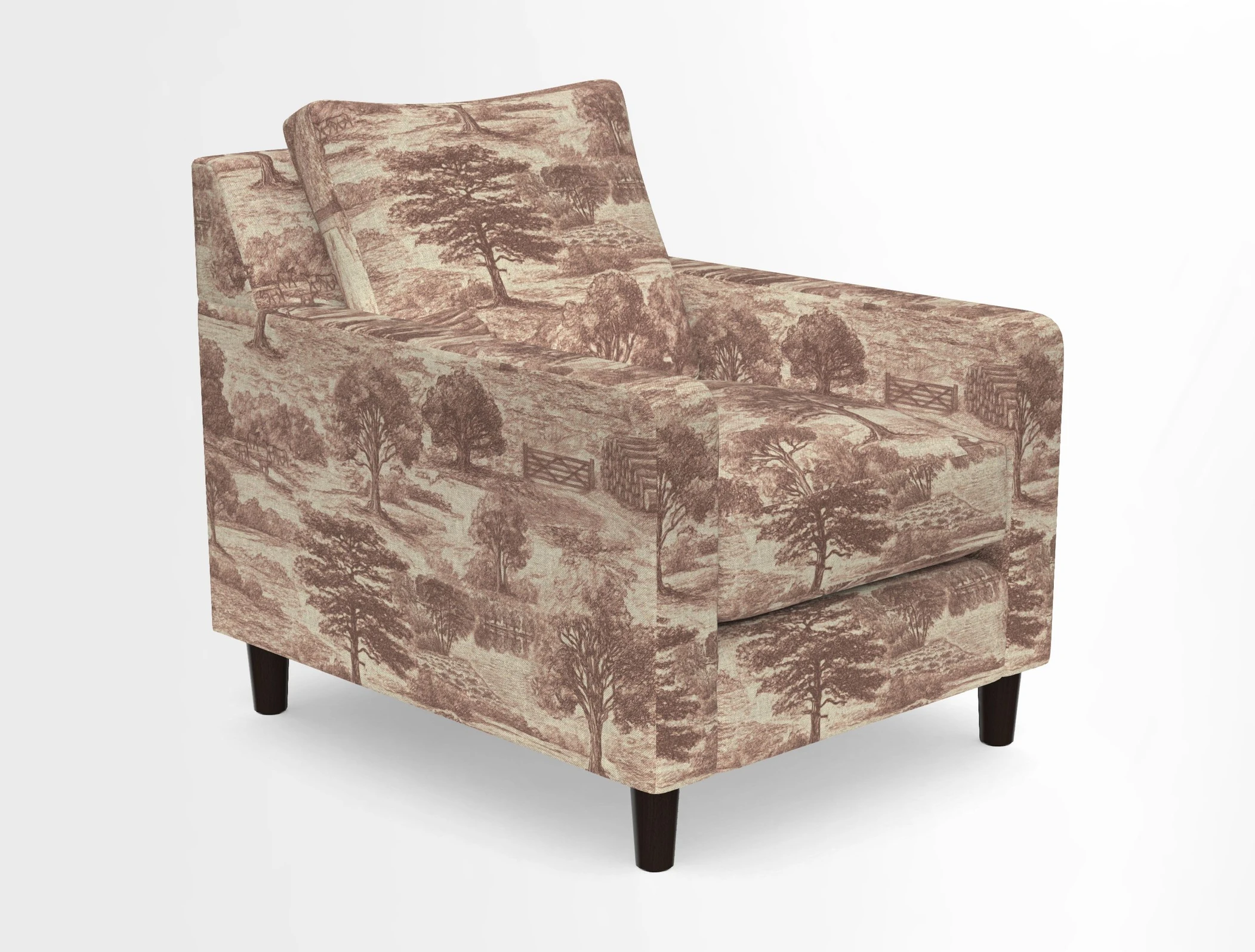 Stopham Chair in Two Tone Plain Biscuit