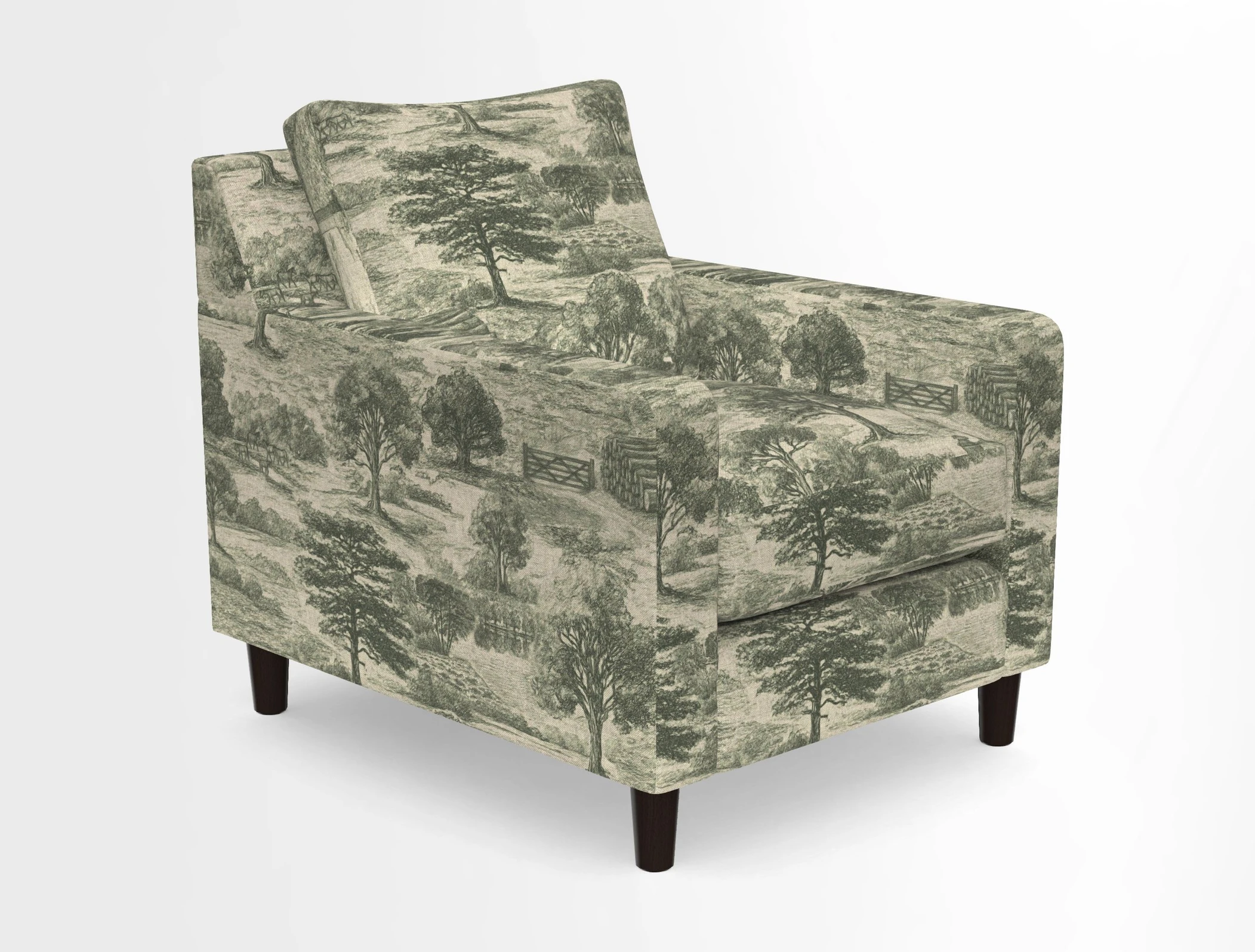 Stopham Chair in Two Tone Plain Biscuit