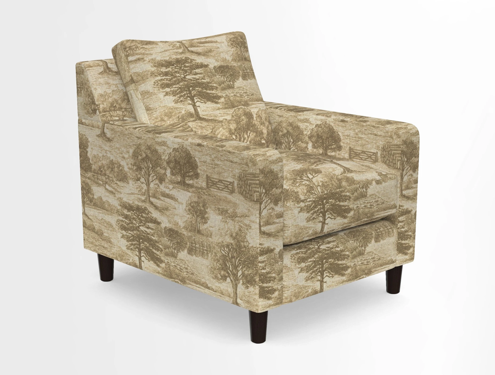 Stopham Chair in Two Tone Plain Biscuit