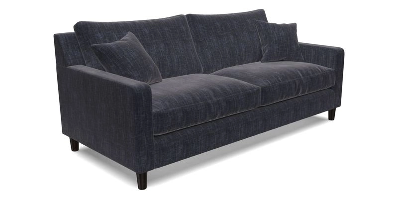 Stopham 3 Seater Sofa in Two Tone Plain Biscuit