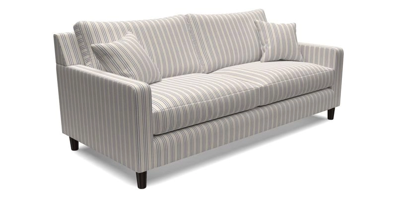 Stopham 3 Seater Sofa in Two Tone Plain Biscuit