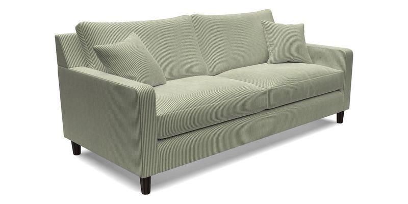 Stopham 3 Seater Sofa in Two Tone Plain Biscuit