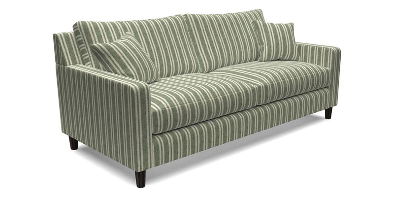 Stopham 3 Seater Sofa in Two Tone Plain Biscuit