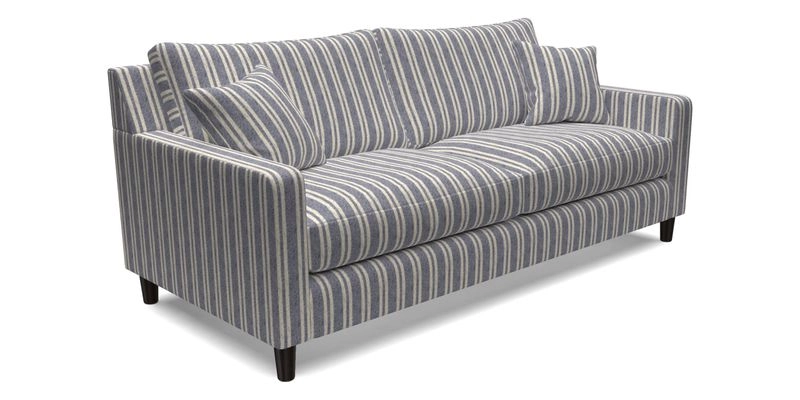 Stopham 3 Seater Sofa in Two Tone Plain Biscuit