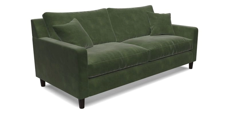 Stopham 3 Seater Sofa in Two Tone Plain Biscuit