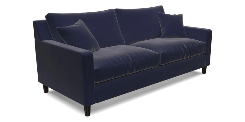 Stopham 3 Seater Sofa in Two Tone Plain Biscuit