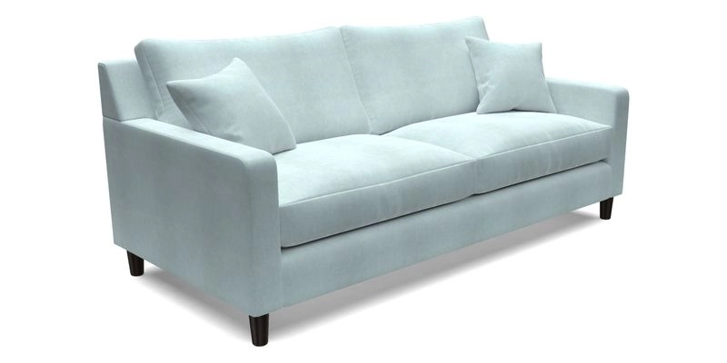 Stopham 3 Seater Sofa in Two Tone Plain Biscuit