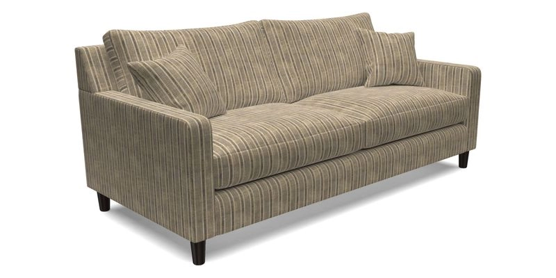Stopham 3 Seater Sofa in Two Tone Plain Biscuit