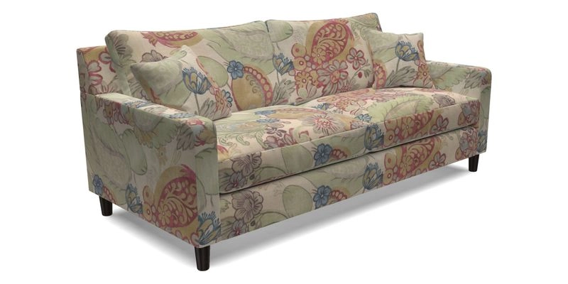 Stopham 3 Seater Sofa in Two Tone Plain Biscuit