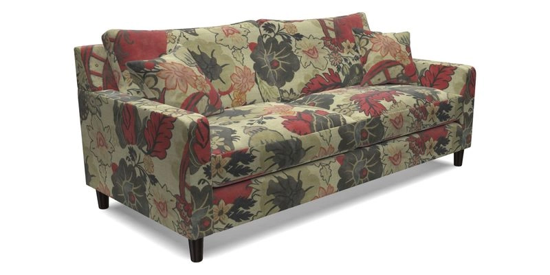 Stopham 3 Seater Sofa in Two Tone Plain Biscuit