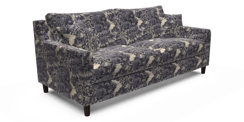 Stopham 3 Seater Sofa in Two Tone Plain Biscuit