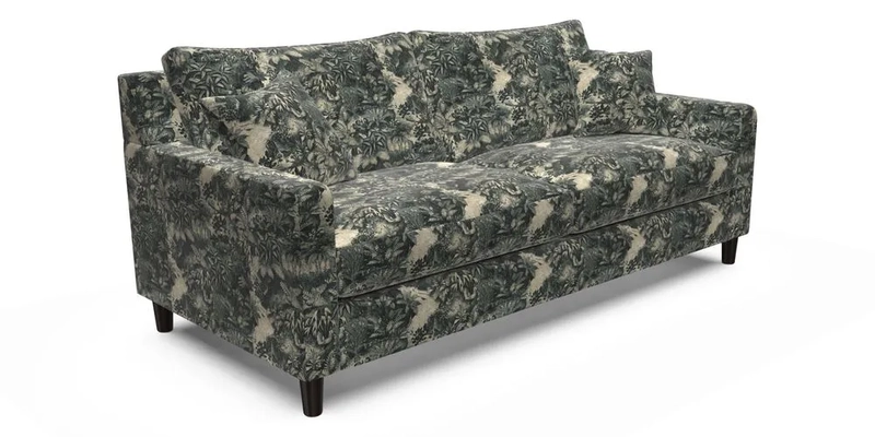 Stopham 3 Seater Sofa in Two Tone Plain Biscuit