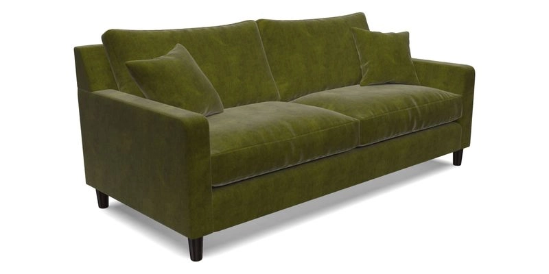 Stopham 3 Seater Sofa in Two Tone Plain Biscuit