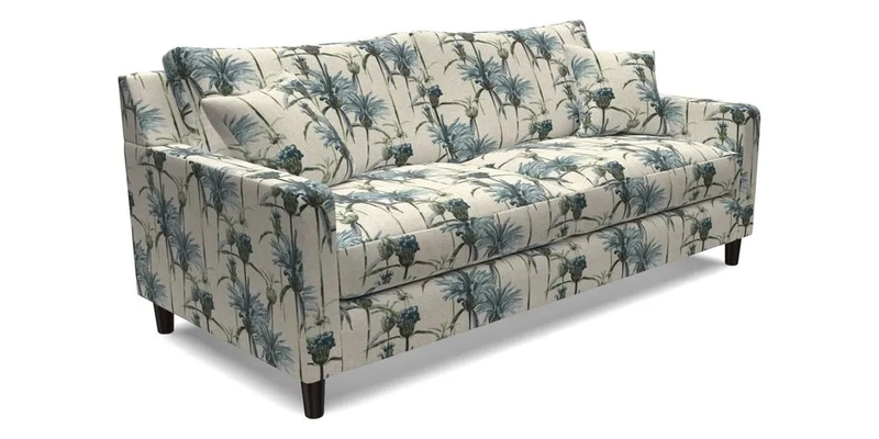 Stopham 3 Seater Sofa in Two Tone Plain Biscuit