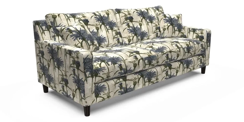 Stopham 3 Seater Sofa in Two Tone Plain Biscuit