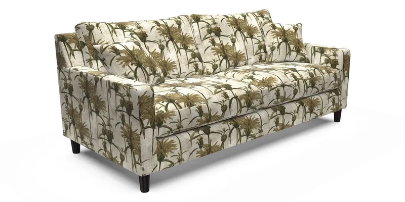 Stopham 3 Seater Sofa in Two Tone Plain Biscuit