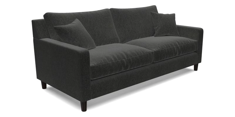 Stopham 3 Seater Sofa in Two Tone Plain Biscuit
