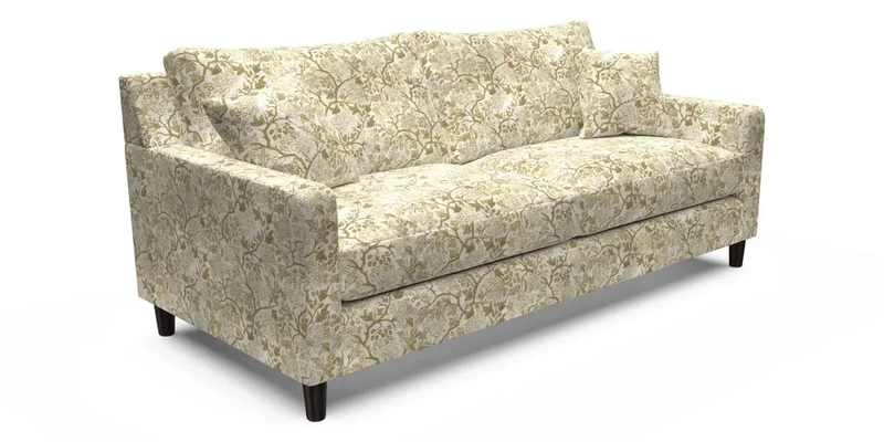 Stopham 3 Seater Sofa in Two Tone Plain Biscuit