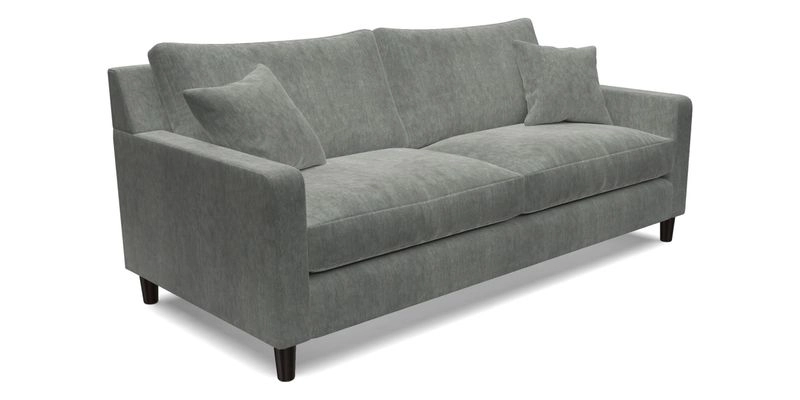 Stopham 3 Seater Sofa in Two Tone Plain Biscuit