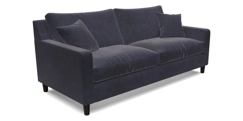 Stopham 3 Seater Sofa in Two Tone Plain Biscuit