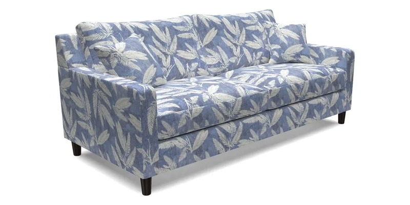 Stopham 3 Seater Sofa in Two Tone Plain Biscuit