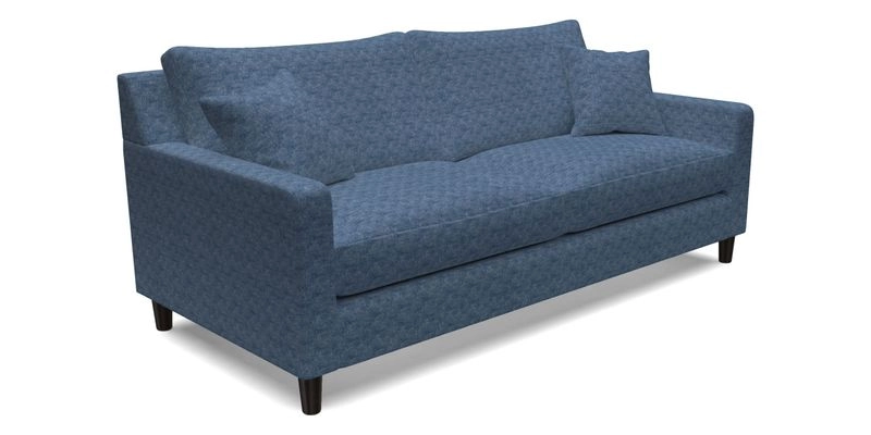 Stopham 3 Seater Sofa in Two Tone Plain Biscuit