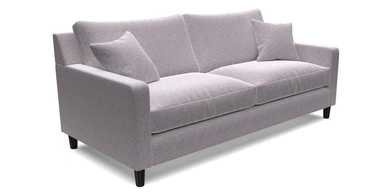 Stopham 3 Seater Sofa in Two Tone Plain Biscuit