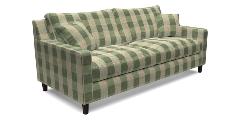 Stopham 3 Seater Sofa in Two Tone Plain Biscuit