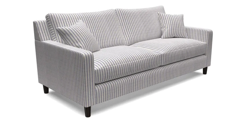 Stopham 3 Seater Sofa in Two Tone Plain Biscuit