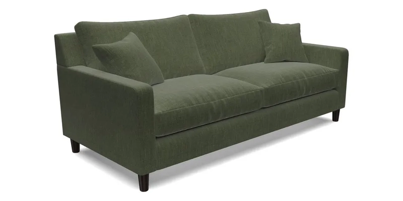 Stopham 3 Seater Sofa in Two Tone Plain Biscuit