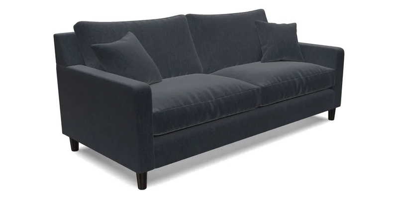 Stopham 3 Seater Sofa in Two Tone Plain Biscuit