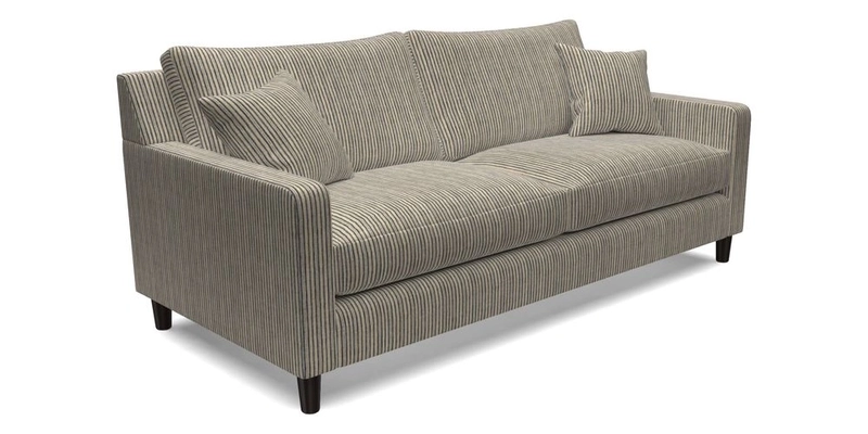 Stopham 3 Seater Sofa in Two Tone Plain Biscuit