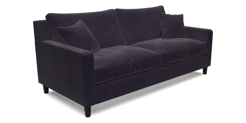 Stopham 3 Seater Sofa in Two Tone Plain Biscuit