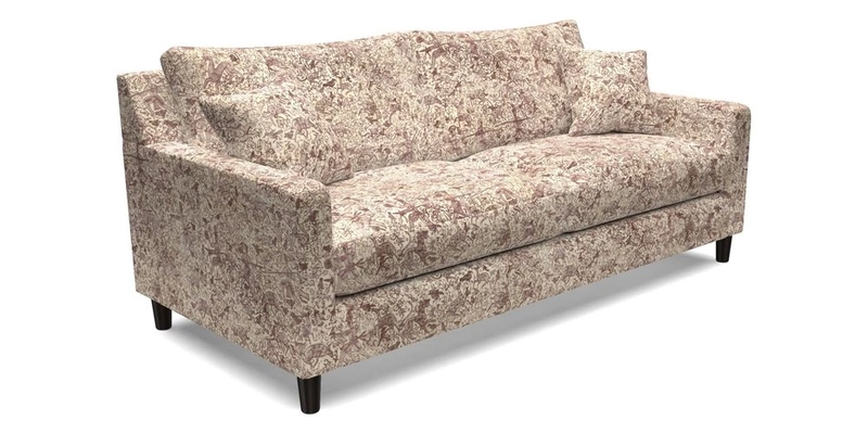 Stopham 3 Seater Sofa in Two Tone Plain Biscuit