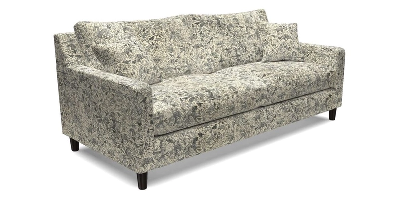 Stopham 3 Seater Sofa in Two Tone Plain Biscuit