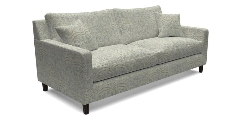 Stopham 3 Seater Sofa in Two Tone Plain Biscuit